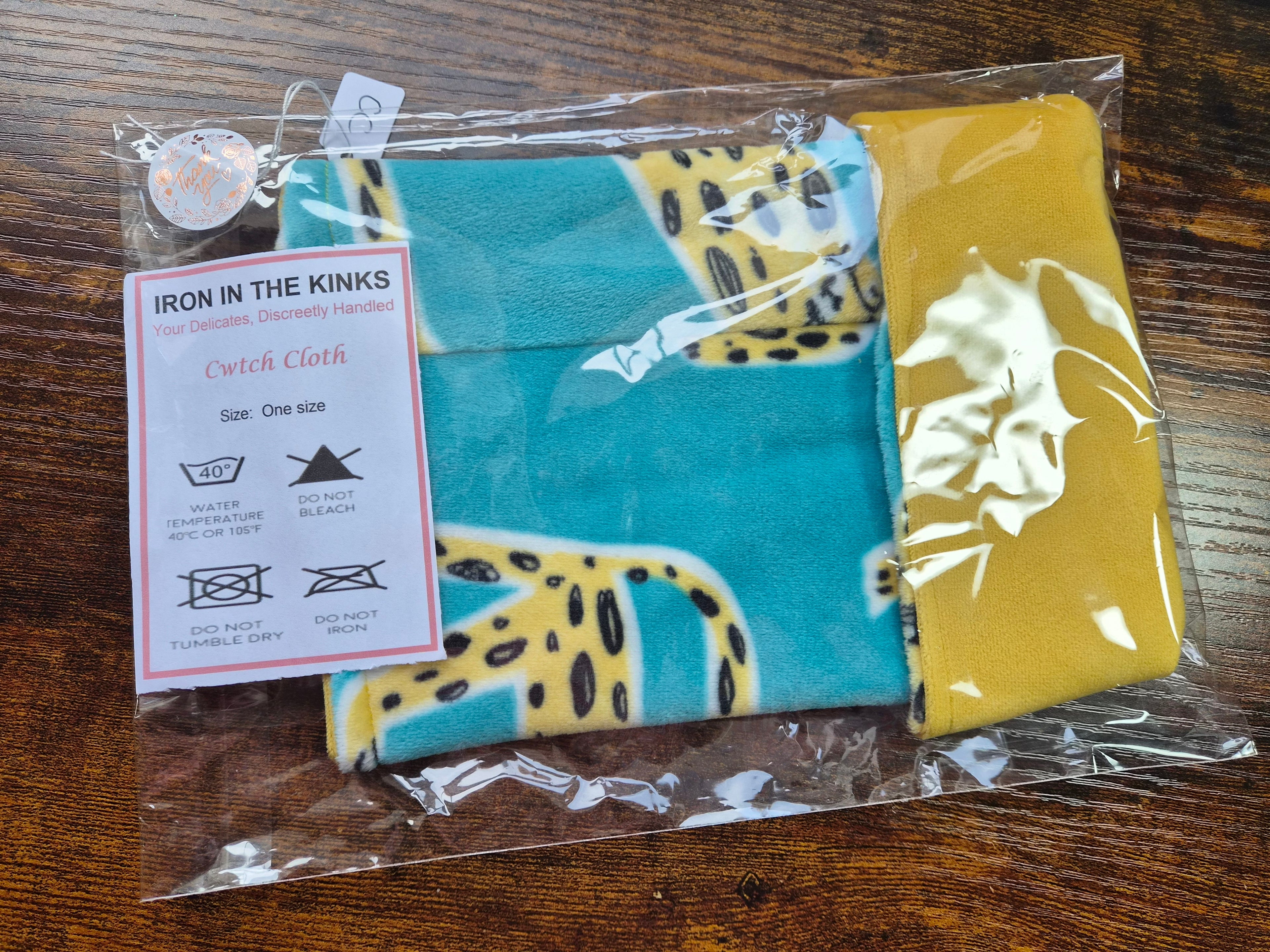 Turquoise and mustard fleece comforter 